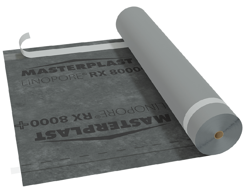 Membrāna MASTERMAX Linopore 8000+ ar līmlentu 190g/m2(75m2)