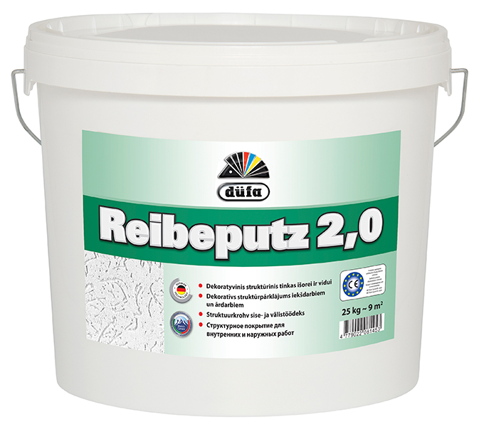 Struktūrapmetums Reibeputz (lietutiņš) 25kg