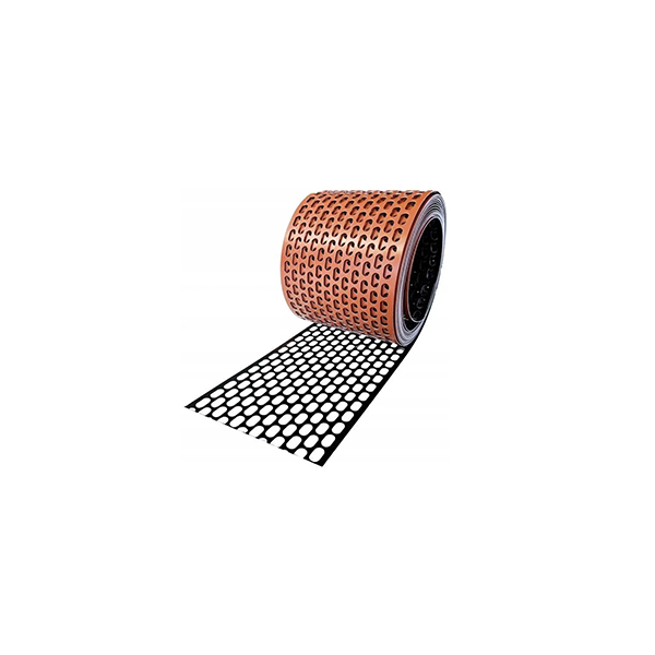 Pretputnu aizsardzības tīkls (0.08x5m), Aluminijs melns/ķieģeļsarkans