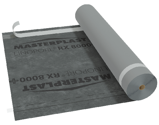 Membrāna MASTERMAX Linopore 8000+ ar līmlentu 190g/m2(75m2)