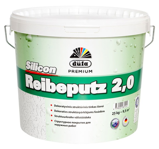 Struktūrapmetums Silicon Reibeputz (lietutiņš) 25kg